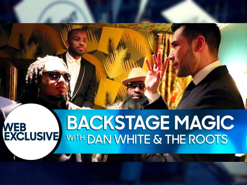 Dan White Backstage Magic At The Tonight Show!
