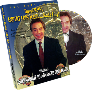 David Roth's Expert Coin Magic Made Easy Vol 3 (Intermediate to Advanced) - DVD