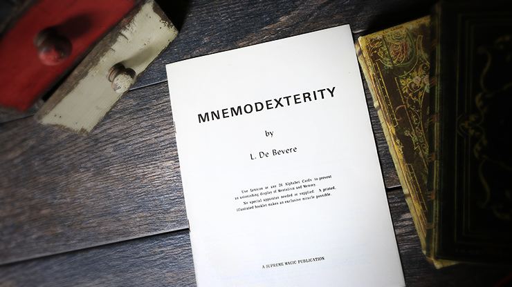 Mnemodexterity by L. De Bevere - Book