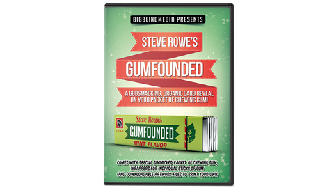 GUMFOUNDED (Online Instructions and Gimmick) by Steve Rowe - Trick