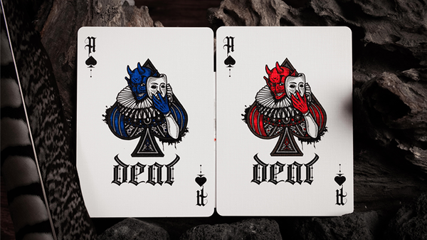 Deal with the Devil (Cobalt Blue) UV Playing Cards by Darkside Playing Card Co