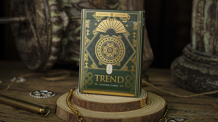 Trend (Green) Playing Cards by TCC