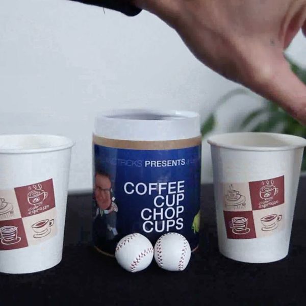 Coffee Cup Chop Cup (3 cups and 2 balls) by Leo Smetsers