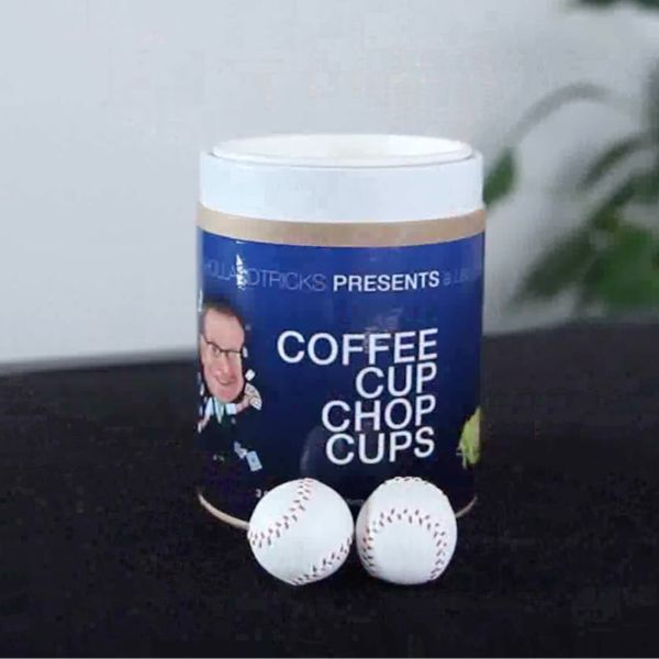 Coffee Cup Chop Cup (3 cups and 2 balls) by Leo Smetsers