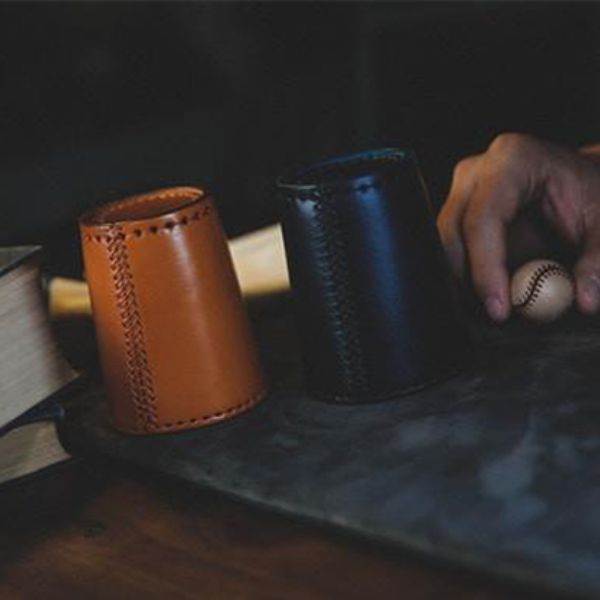 Leather Chop Cup with Balls by TCC