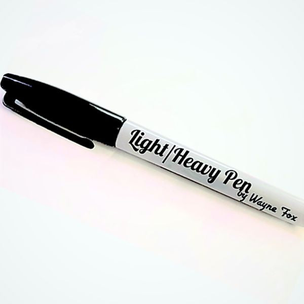 Light and Heavy Pen by Wayne Fox
