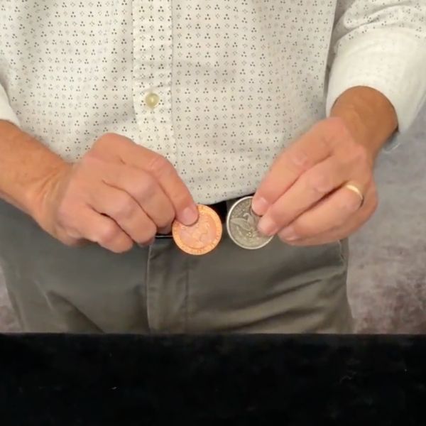 David Regal's Locking DOLLAR-SIZED Copper Silver