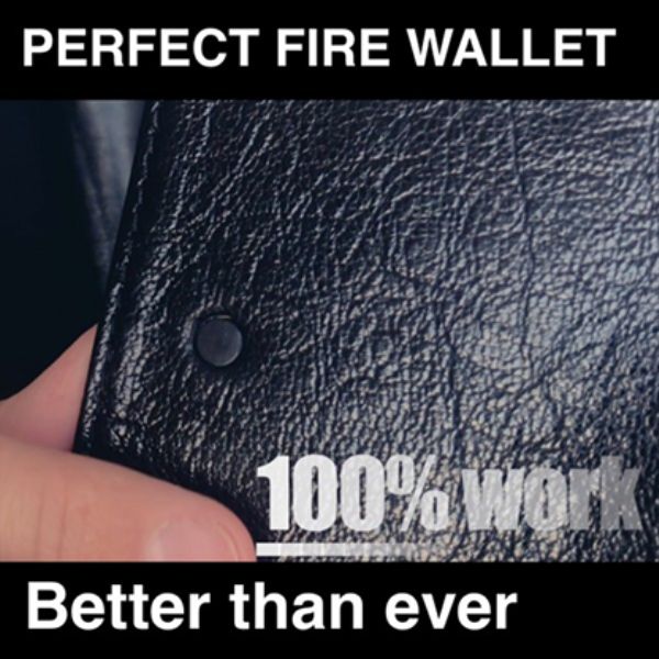 Perfect Fire Wallet by Victor Voitko