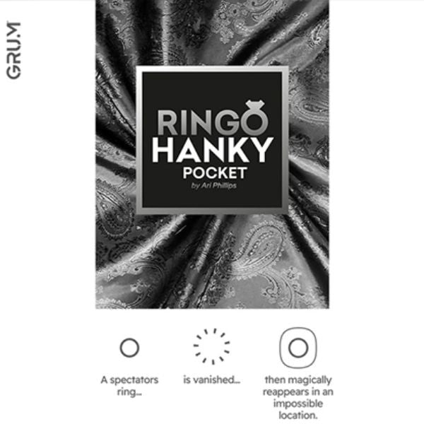 Ringo Hanky Pocket (Black for BABU) by GRUM®