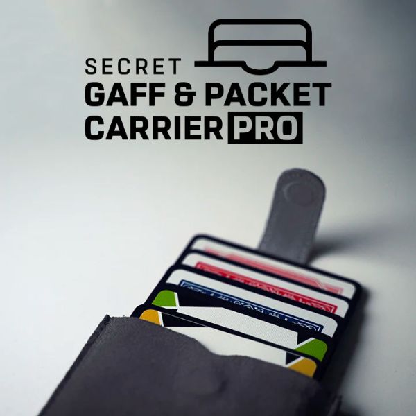 SECRET GAFF AND PACKET CARRIER PRO (Black Leather)