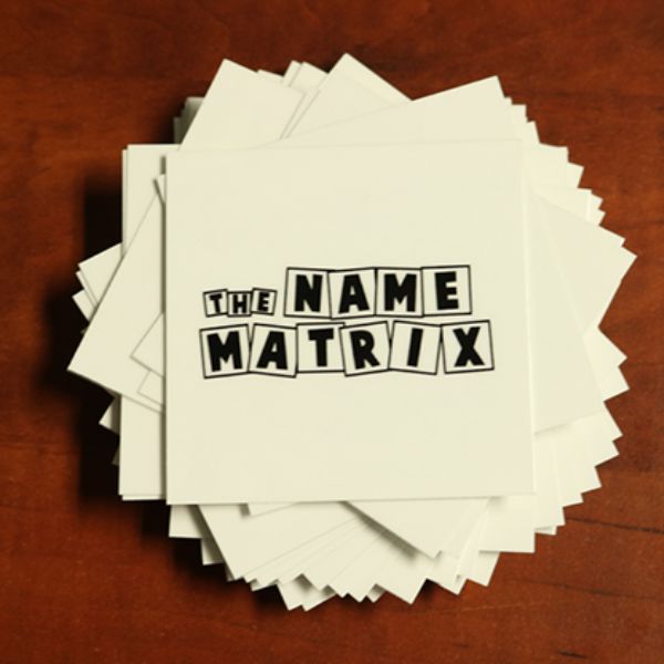 David Garrard and Jim Steinmeyer Present: Alan Wakeling's Name Matrix