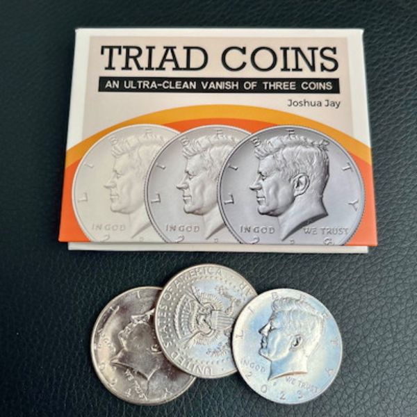 Triad Coins (Half Dollar) by Joshua Jay