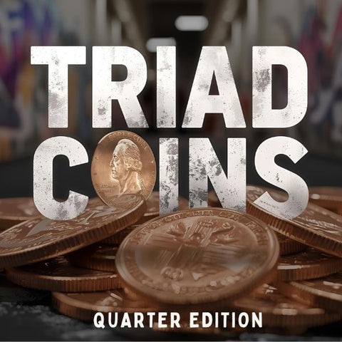 Triad Coins (Quarter) by Joshua Jay