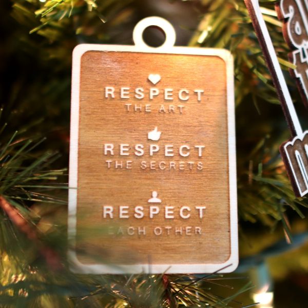 All Things Magic Respect Ornament