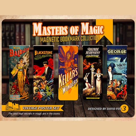 Masters of Magic Bookmarks Set 3. by David Fox